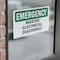 Signmission Master Electrical Disconnect Emergency Sign, Vinyl Decal, 10in W x 7in L, 2PK OS-2PACK-EM-D-710-L-10401 - alternate 3